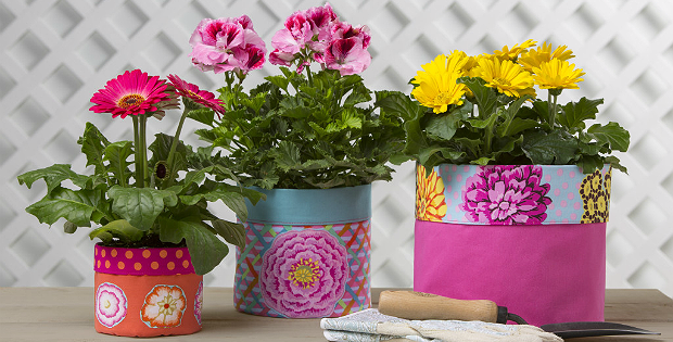 Fabric Flower Pot Covers