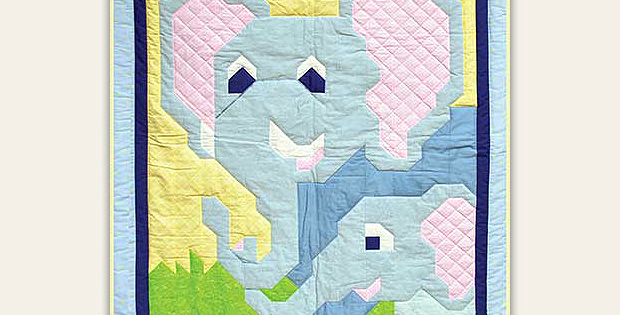 Mom and Baby Elephant Quilt Pattern