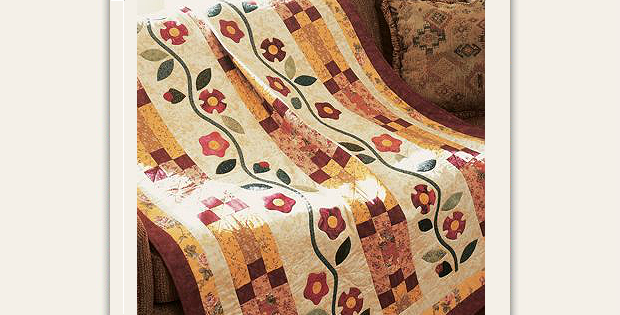 Rambling Vine Quilt Pattern