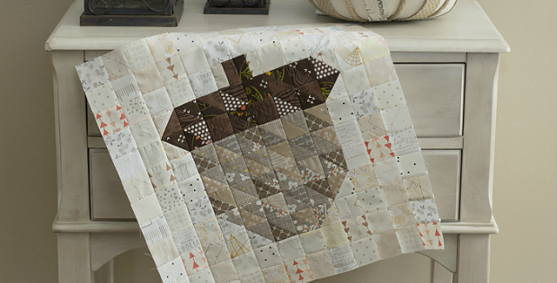 Patchwork Acorn Block