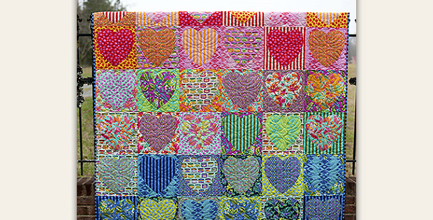 Faded Hearts Quilt Pattern