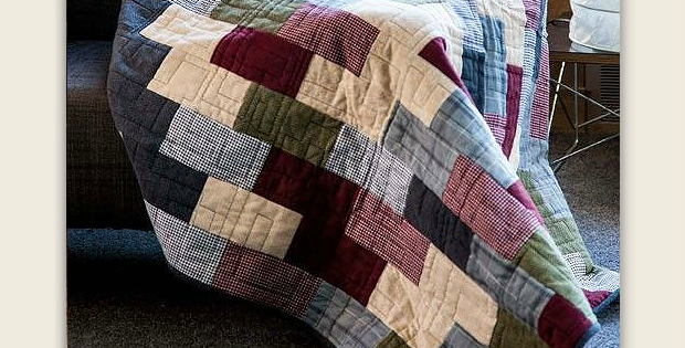 Flannel Brick Road Quilt Pattern