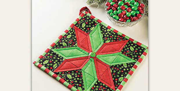 Christmas Star Pot Holder Pattern