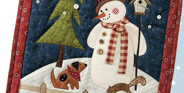 Snowy Day Pals Wall Hanging Pattern