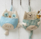 Owl and Kitty Wall Pocket Organizers