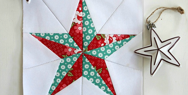 Christmas Star Block Pattern