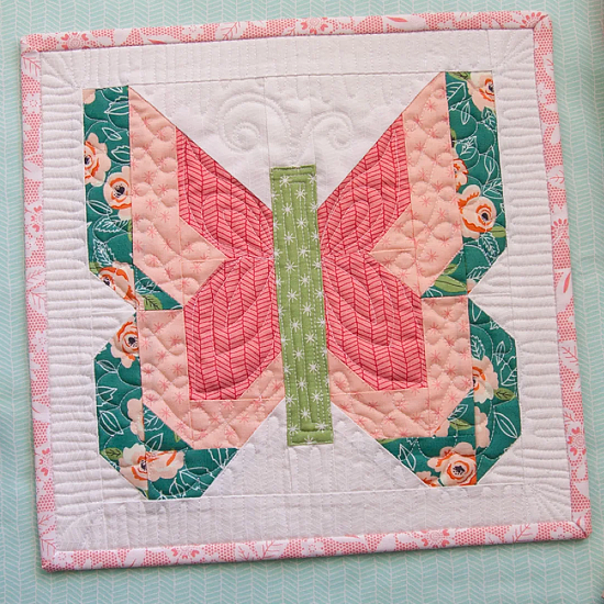 Social Butterfly Mini Quilt Pattern