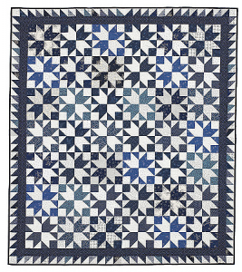 Navy and White Are So Pretty in This Quilt - Quilting Digest