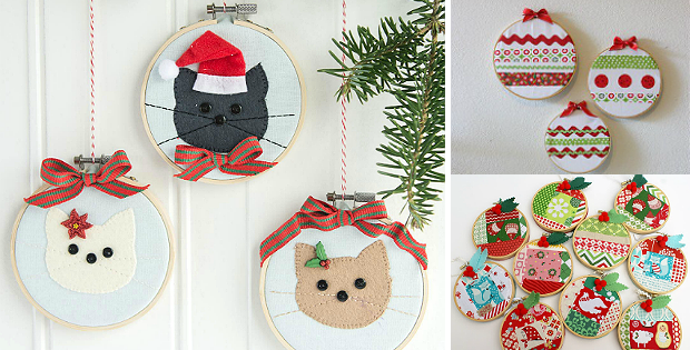 Decorating with Embroidery Hoops