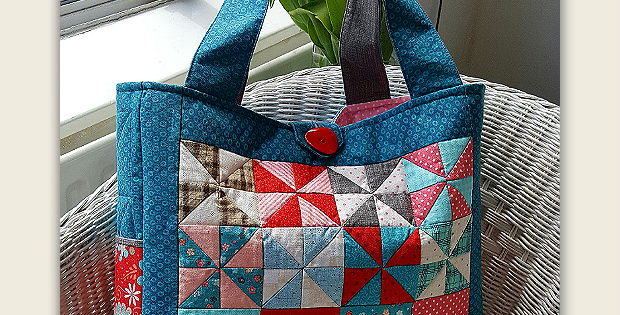 Pinwheel Tote Bag