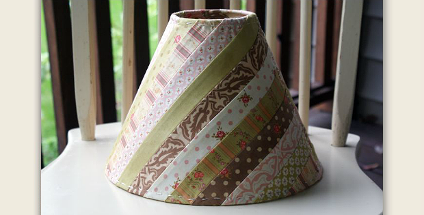 Fabric Lamp Shade Tutorial