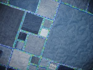 Old Denim Makes a Wonderful Stained Glass Quilt - Quilting Digest