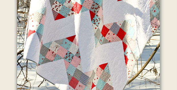 Patchwork Chevron Quilt Tutorial