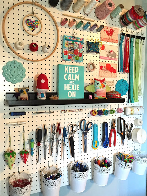 Get Creative with a Pegboard for the Sewing Room - Quilting Digest