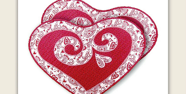 Sweethearts Valentine Placemats Pattern