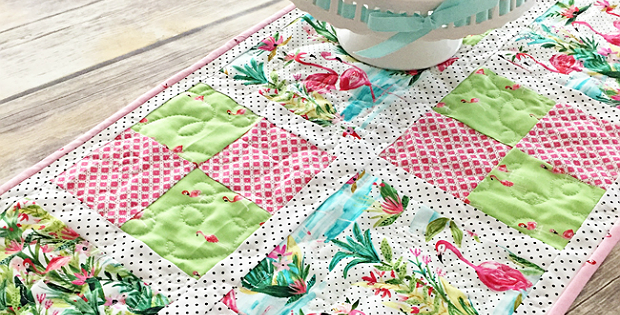 Tickled Pink Table Runner