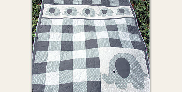 Petite Pachyderm Parade Quilt Pattern