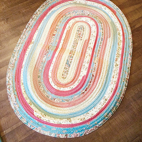 Charming Jelly Roll Rug Quilting Digest, How To Make A Jelly Roll Rug Lay Flat