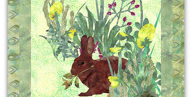 Bunny Brunch Art Quilt Pattern