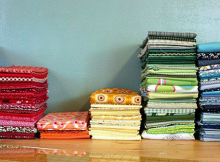 How to Fold Fabric so It Stacks Nicely