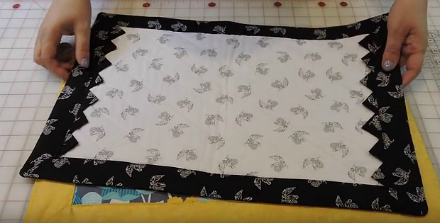 Finish a Small Quilt with a Frame Instead of Binding