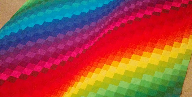 Rainbow Bargello Quilt Tutorial