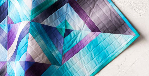 Ombre Fabrics Are Stunning in This Quilt - Quilting Digest