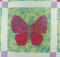 Butterfly Garden Quilt Block Pattern