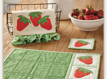 Strawberry Pickin' Kitchen Set Pattern