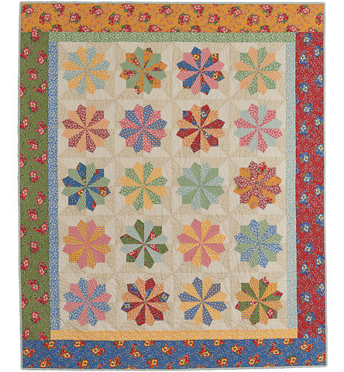 Dresden Plates are Delightful in This Retro Quilt - Quilting Digest