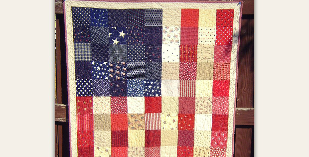 American Flag Quilt Tutorial