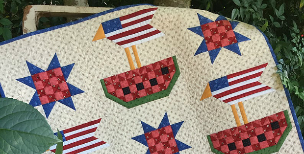 Star Spangled Picnic Quilt Pattern