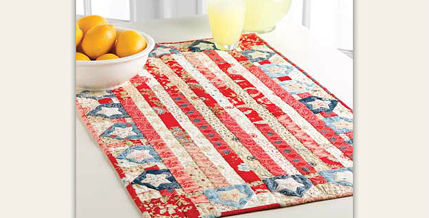 Independent Stars Table Runner Pattern