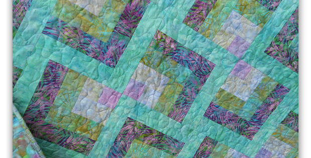 Purple Maze Quilt Pattern