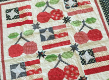 Flags and Cherries Quilt