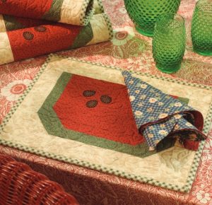 Set a Lovely Summer Table with Melon Place Mats - Quilting Digest