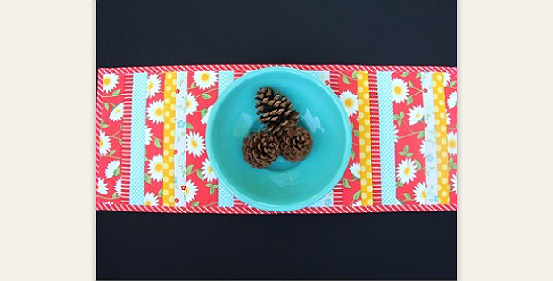 Quilt-As-You-Go Table Runner