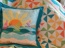 California Sunshine Pillow Sham Pattern