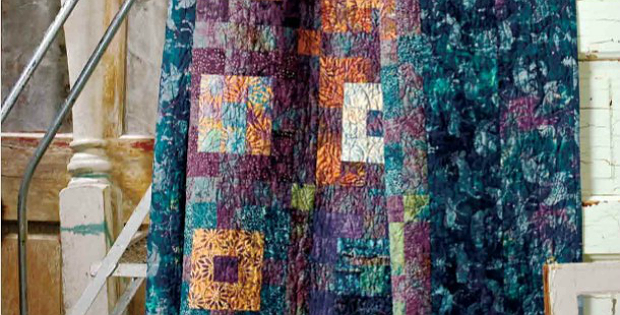 Batiks Squared Quilt Pattern