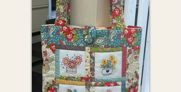 Potted Goodness Tote Bag Pattern