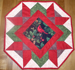 Fabrics for Any Season Are Lovely in This Table Mat - Quilting Digest