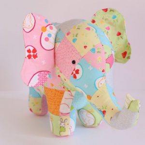 Treat a Little Someone to a Cute Patchwork Elephant - Quilting Digest