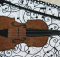 Violin Mug Rug Pattern
