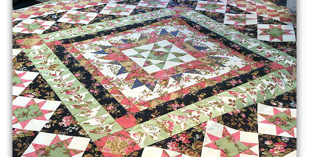 Garden Star Medallion Quilt Pattern