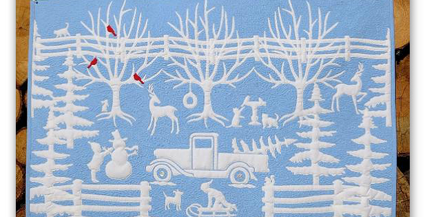 Winter in Wedgwood Quilt Pattern