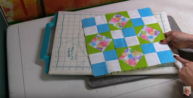 How to Square Up Quilt Blocks That Can't be Trimmed