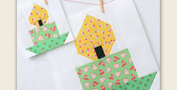Candle Quilt Block Pattern