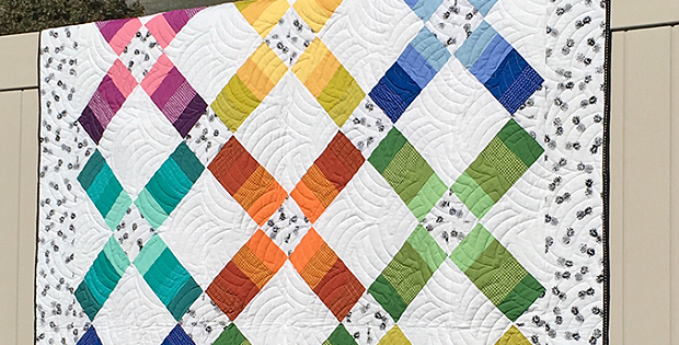 Jelly Roll Railway Quilt