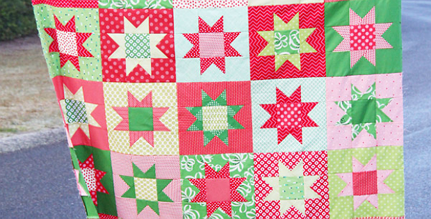 No Point Stars Quilt Pattern