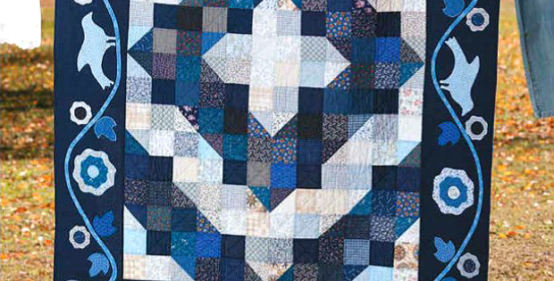 Patches Of Blue Quilt Pattern